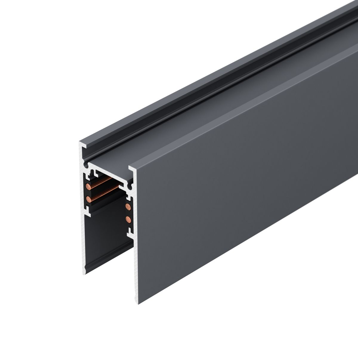 Шинопровод магнитный накладной Arlight MAG-ORIENT-COLOR-TRACK-2652-2000 (RAL7024) (IP20 Металл) 065747