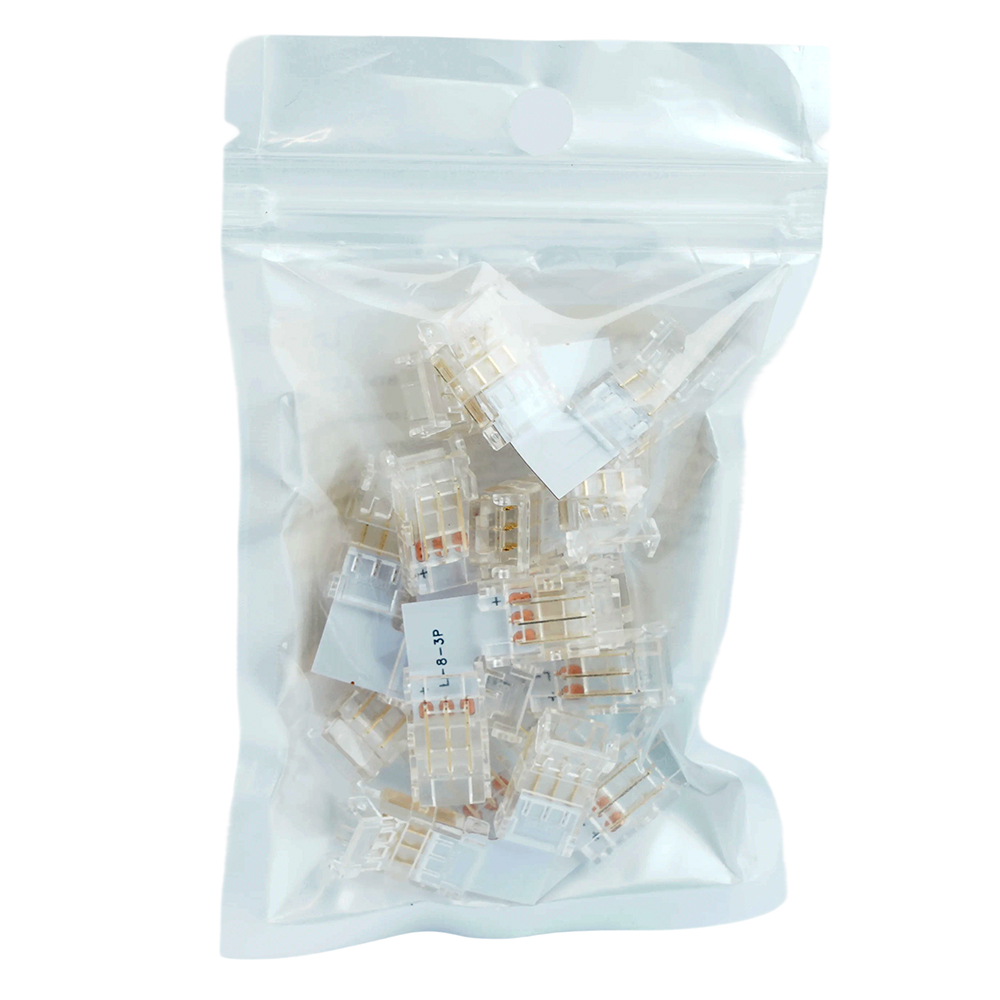 Соединитель угловой 10мм для CCT SMD ленты шириной 8 мм Feron LD172 52003