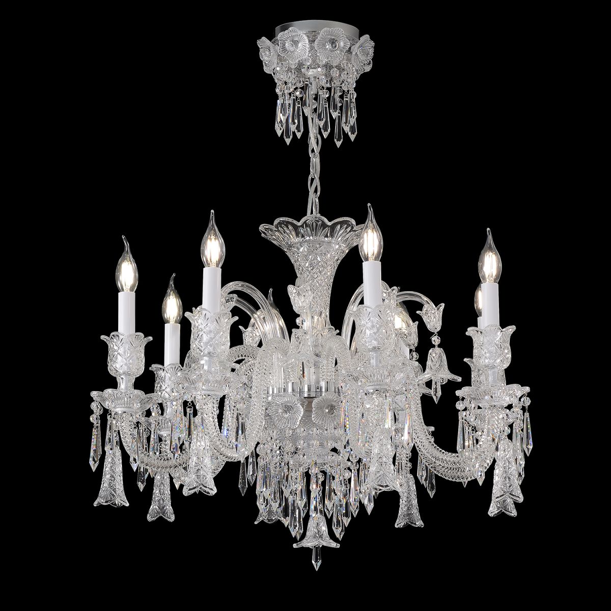 Подвесная люстра Crystal Lux VERSAILLES SP8 CHROME