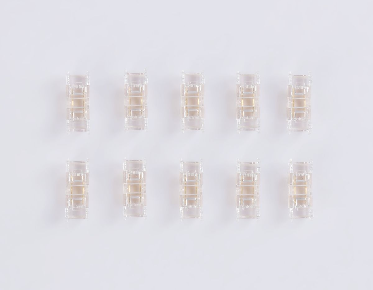 Соединитель прямой Ambrella Light Illumination COB 12/24V для лент 5mm (2 конт.) (10шт. в комплекте) GS6341