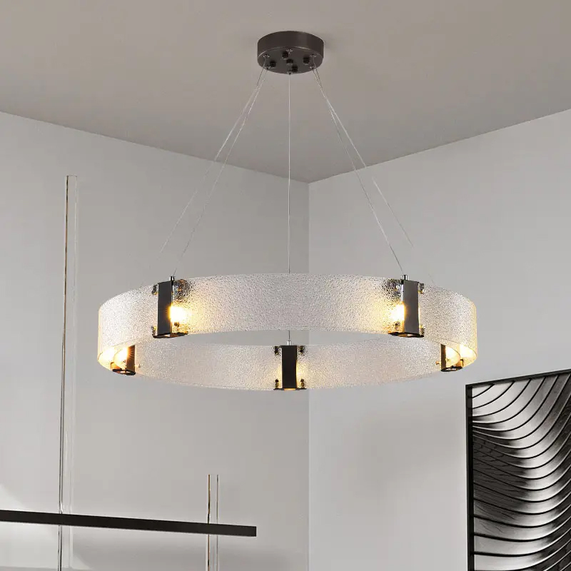 Подвесной светильник Delight Collection Parallel Ring D8028P/R/D800 black/white