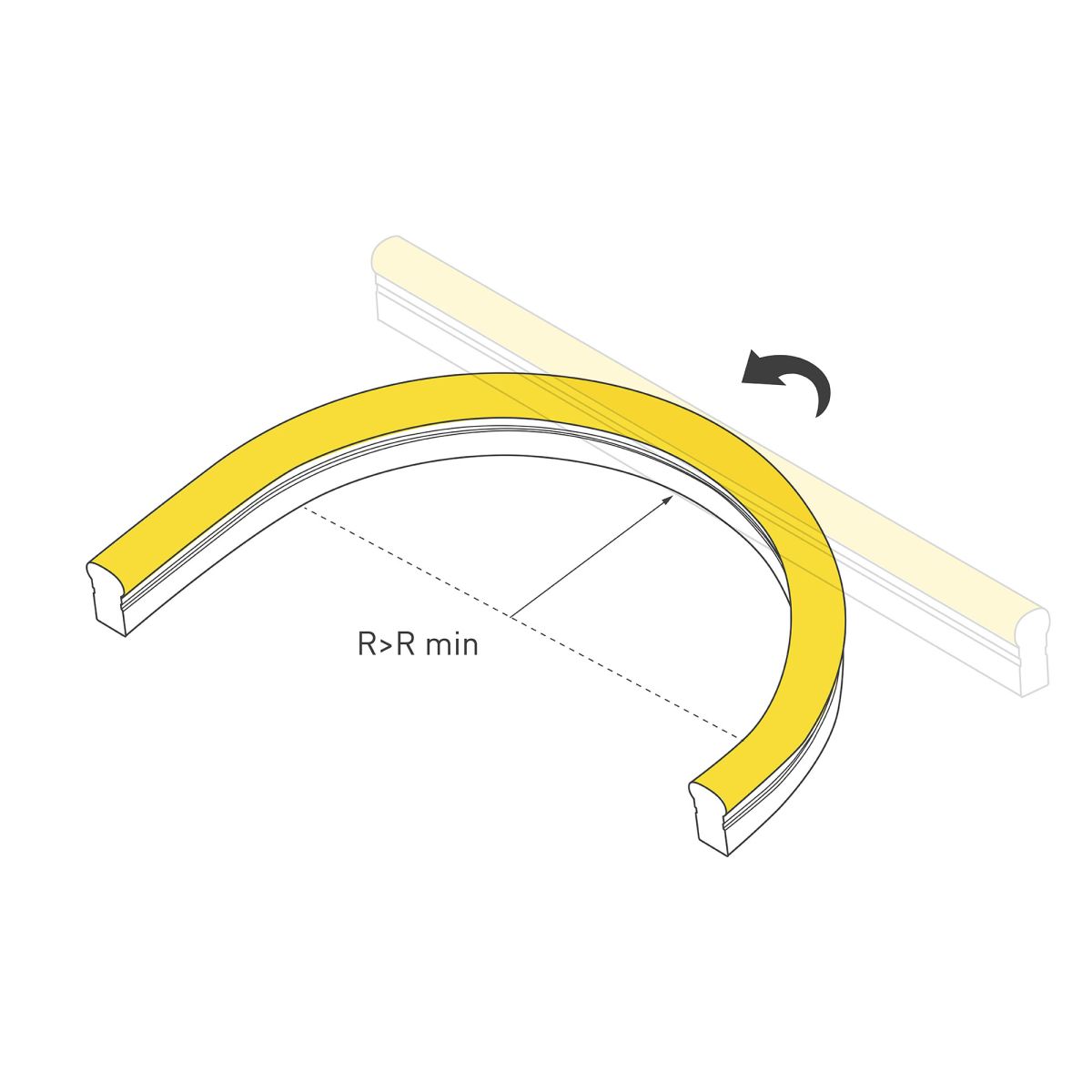 Светодиодная лента герметичная Arlight HALO-SIDE-A168-6x13mm 24V Blue (10 W/m, IP67, 2835, 5m) (Силикон) 061561