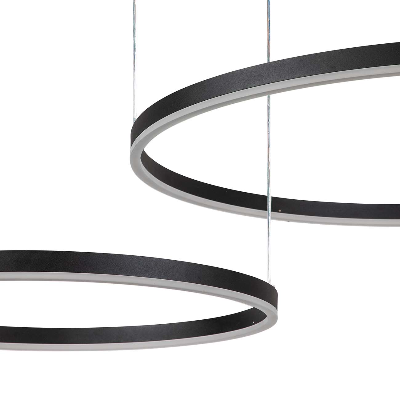 Подвесная люстра Indigo Galass 14001/2P Black V000030L