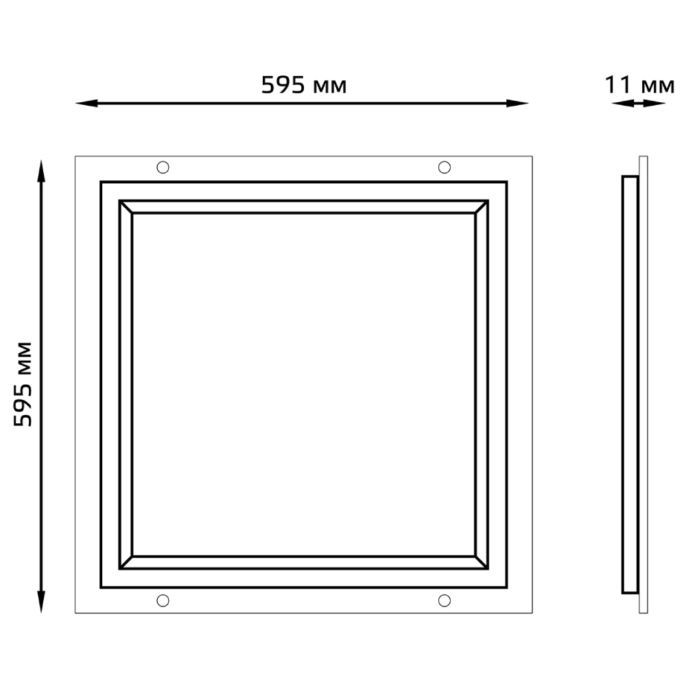 Рамка-светильник Gauss Frame Light 975624248