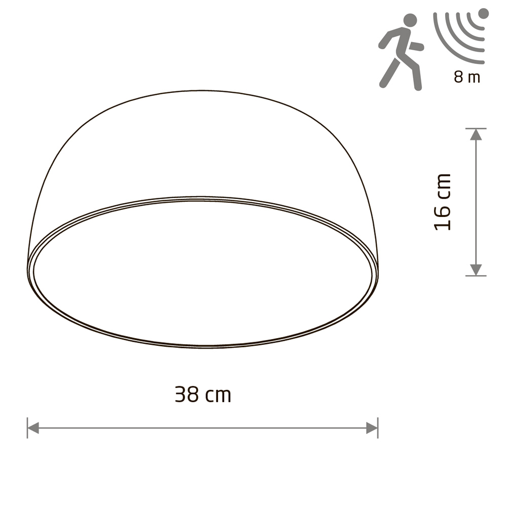 Потолочный cветильник Nowodvorski Satellite S Sensor White 8011