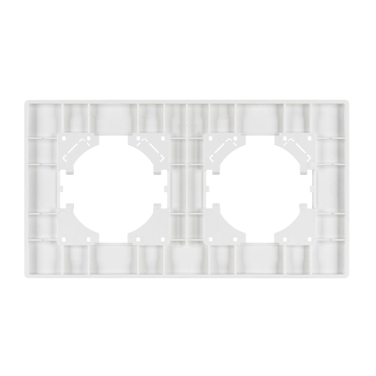 Рамка на 2 поста пластиковая Arlight FRM-PERIO-PL-2-GR 049752