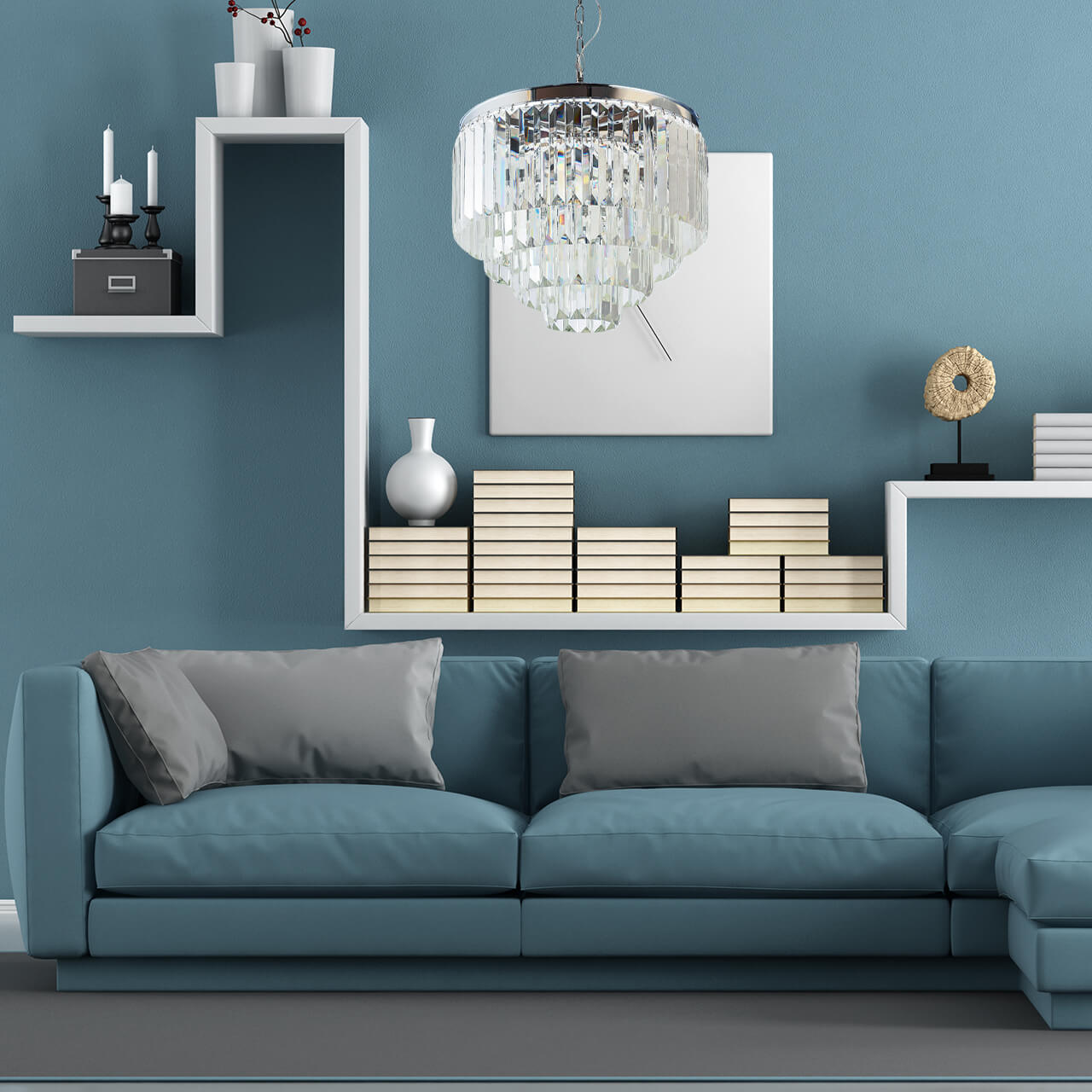 Подвесная люстра Divinare Nova 3001/02 LM-9 в #REGION_NAME_DECLINE_PP#