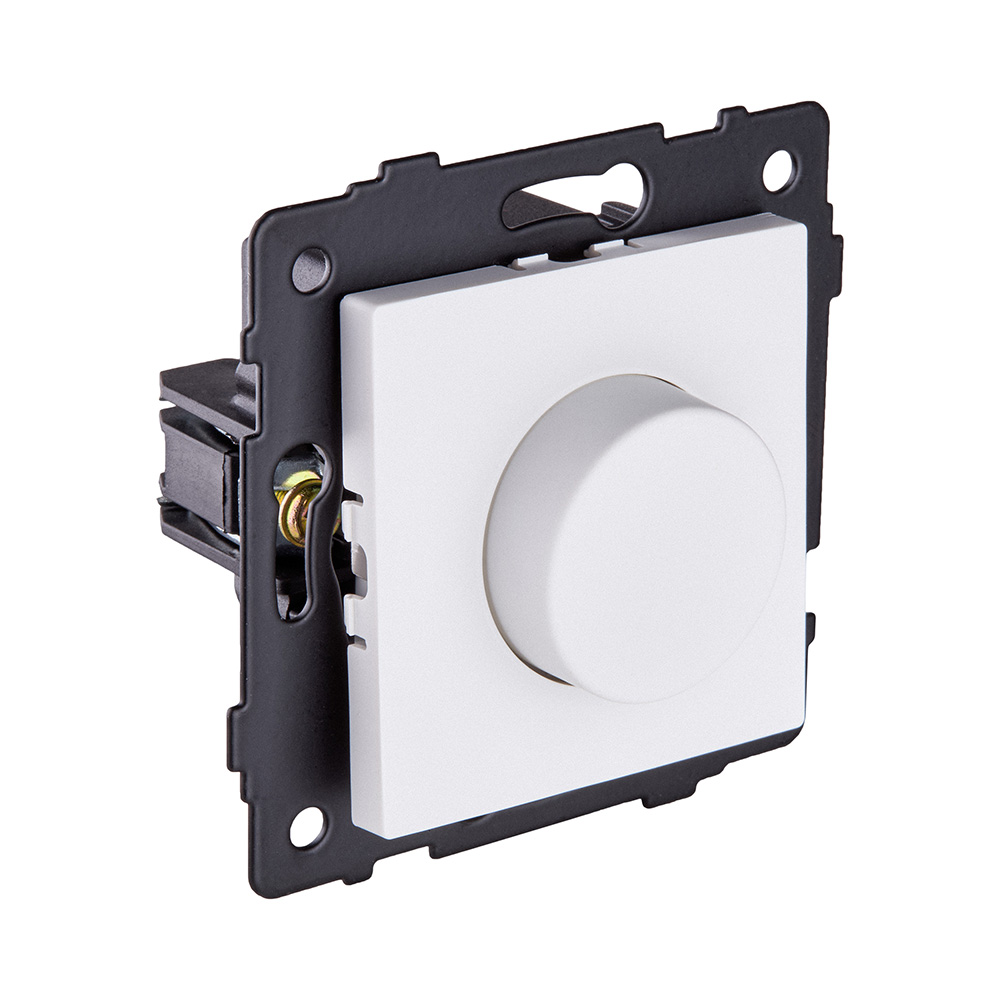 Светорегулятор для светодиодных ламп, проходной, 500W, белый матовый Kollinger REA-048WM для Aspekt, Eleganz, Reflex