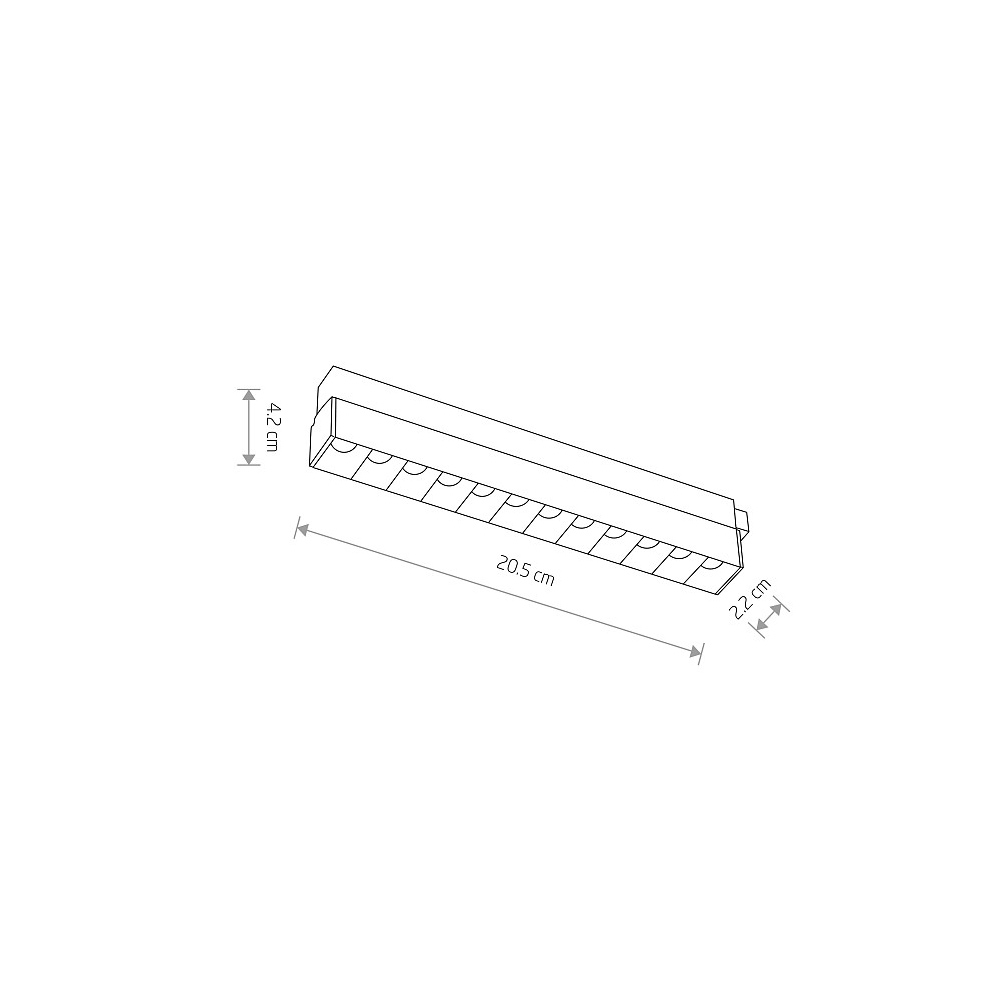 Трековый магнитный светильник Nowodvorski Focus Led Black 10644