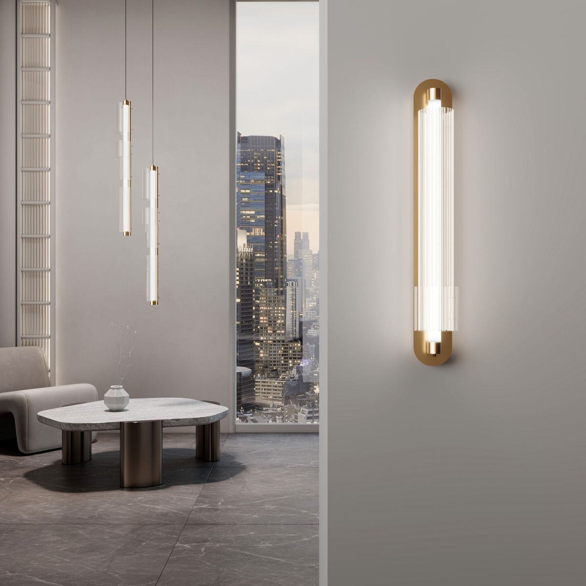 Настенный светильник Eurosvet Selina 303071 LED латунь a071602