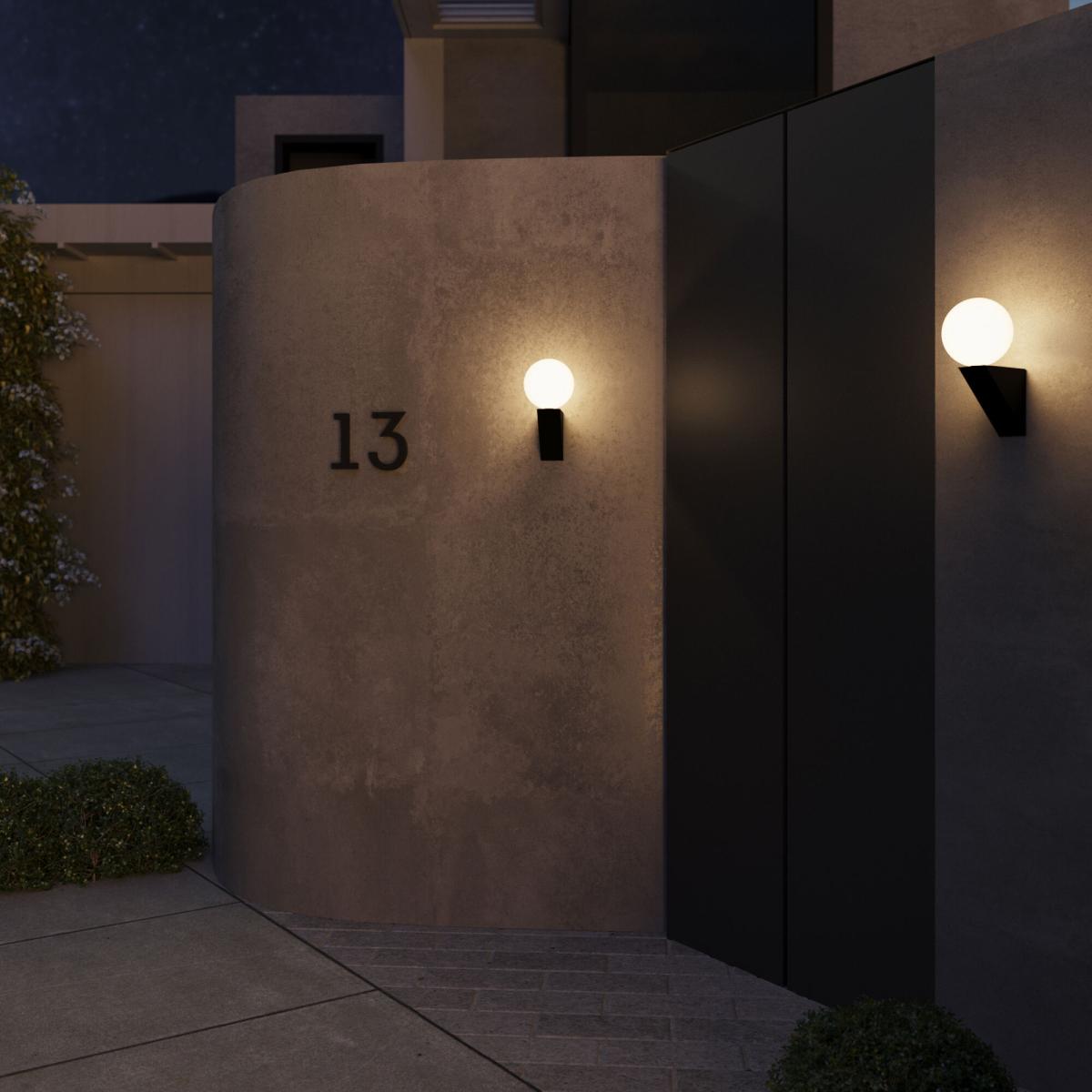 Уличный настенный светильник Elektrostandard Gravity 35003/U черный 4690389195044 a062886