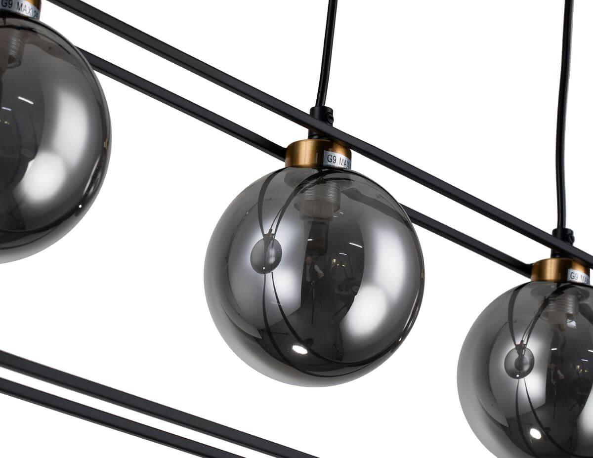 Подвесная люстра Indigo Spazio 11017/3P Black V000162