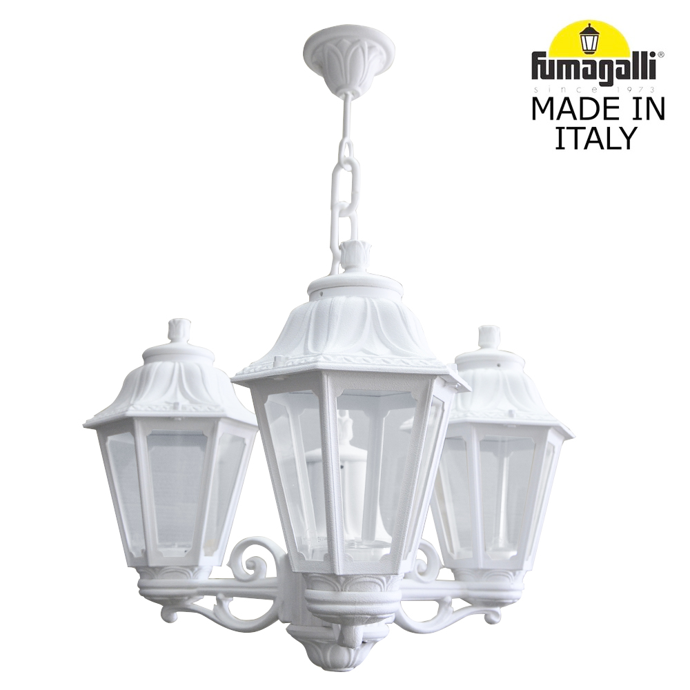 Уличный подвесной светильник Fumagalli SICHEM/ANNA 3L E22.120.S30.WXE27