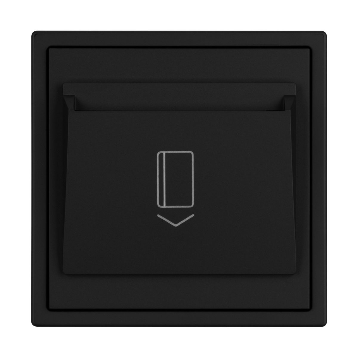 Выключатель карточный магнитный софт-тач черный оникс Arlight SWT-CRD-SFPL-BK (250V, 25A) 064401