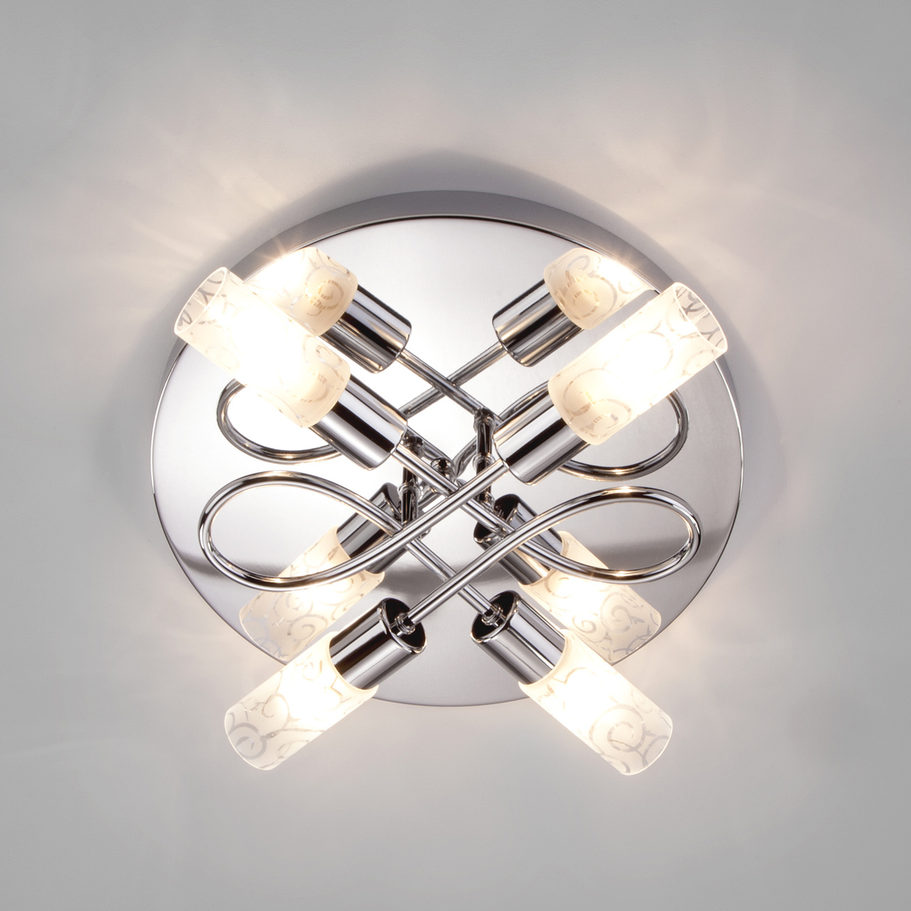 Потолочный светильник Eurosvet Potpourri 30151/4 хром в #REGION_NAME_DECLINE_PP#