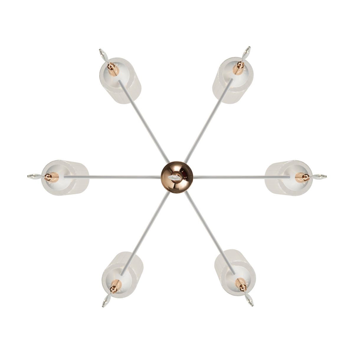 Люстра на штанге Freya Refraction FR5650PL-06WBS