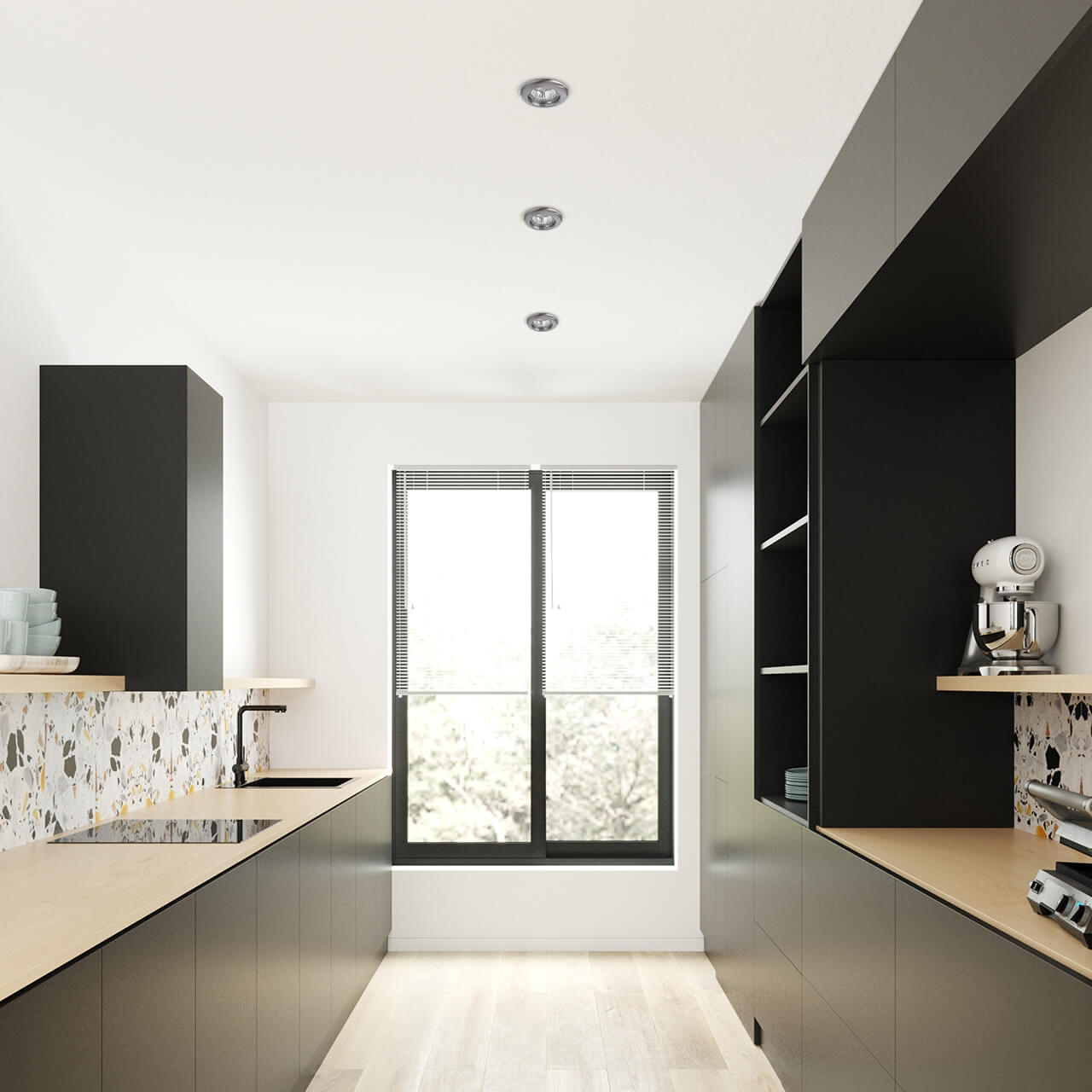 Встраиваемый светильник Arte Lamp Praktisch A1203PL-1SS в #REGION_NAME_DECLINE_PP#