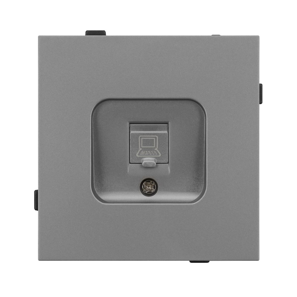 Механизм компьютерной розетки Arlight SCT-TENDO-MPC1-PL-GR (RJ-45, CAT6) 054105