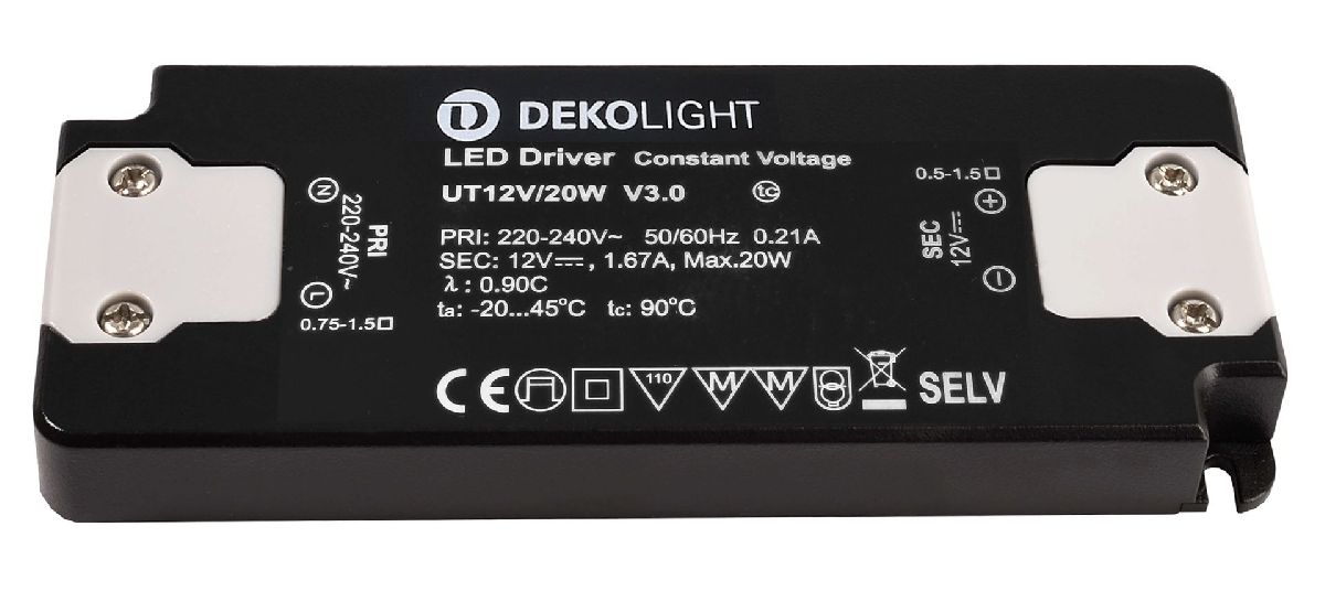 Блок питания Deko-Light 20Вт 220-240В IP20 862232