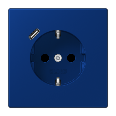 Розетка 2K+З USB Typ C Jung LC1520-18C261