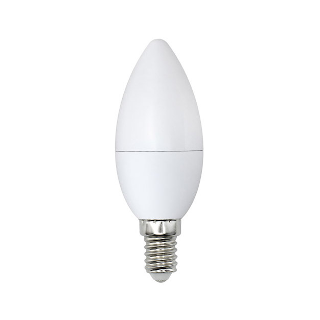 Лампа светодиодная (UL-00001769) Volpe E14 8W 3000K матовая LED-C37-8W/WW/E14/FR/O