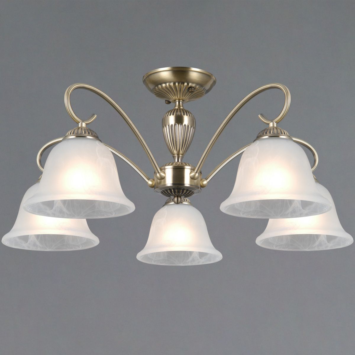 Люстра на штанге Illumico IL0696-5ASQ-25 AB AREZZO УЦ