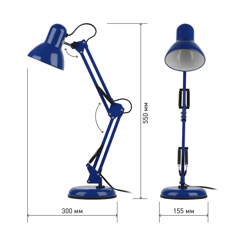 Настольная лампа Эра N-214-E27-40W-BU Б0052763