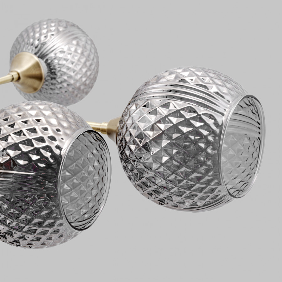 Потолочная люстра IMEX MD.5299-8-S-AB+BK