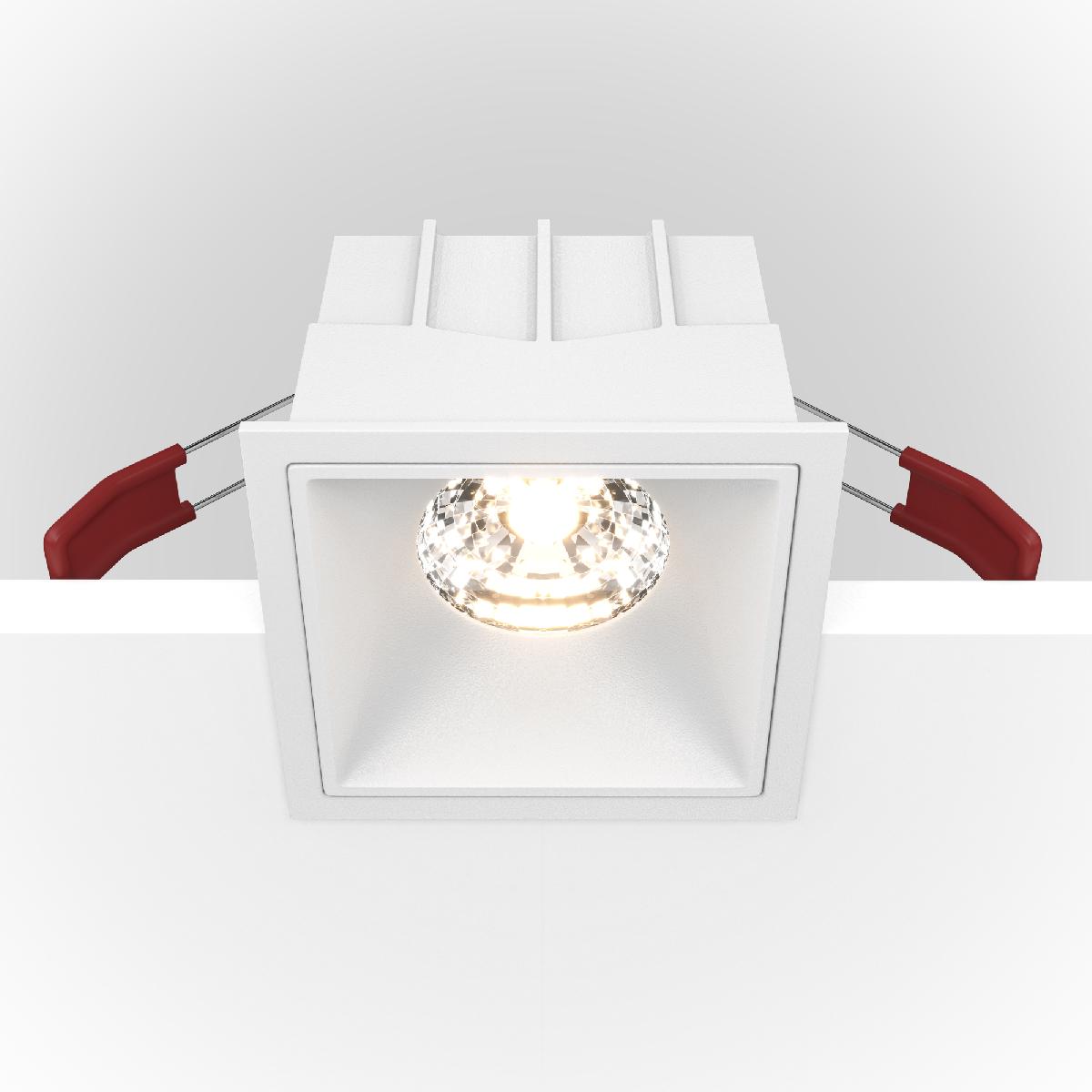 Встраиваемый светильник Maytoni Technical Alfa LED DL043-01-15W3K-D-SQ-W