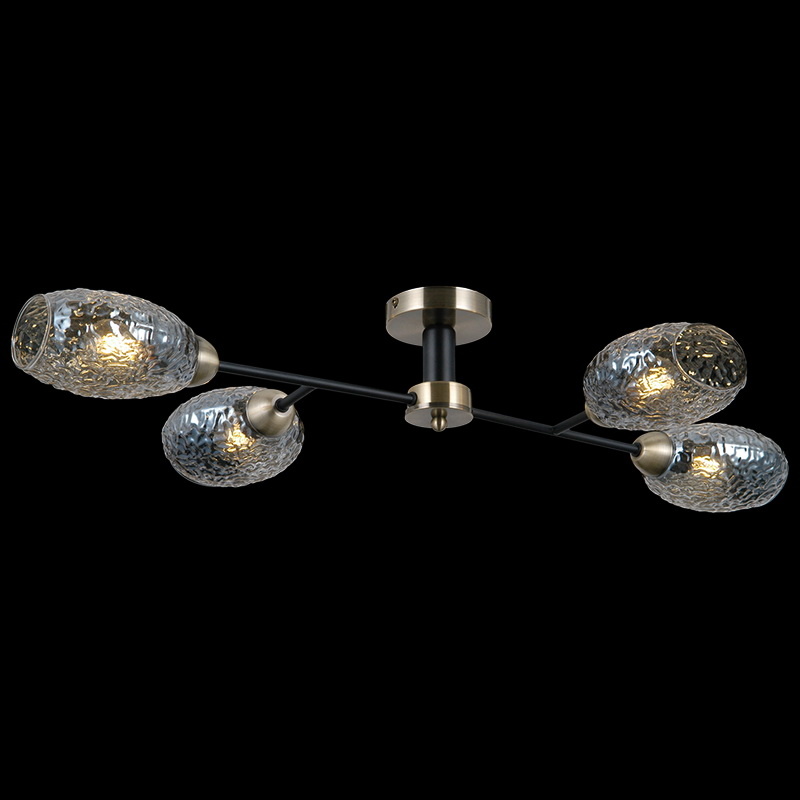 Люстра на штанге Illumico IL0285-4CSQ-79 BK AB УЦ
