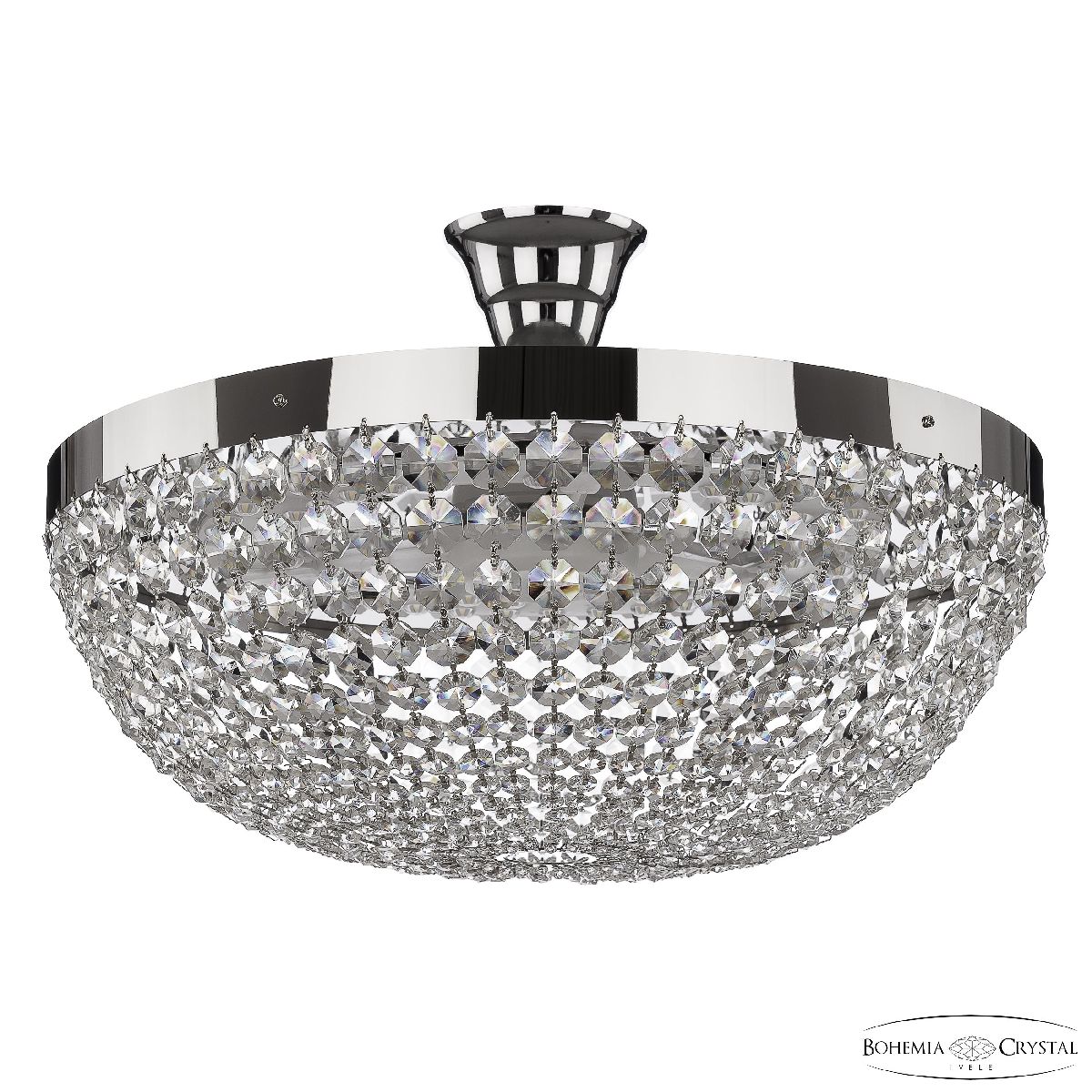 Потолочная люстра Bohemia Ivele Crystal 19291/45NZ/LED-DIM Ni
