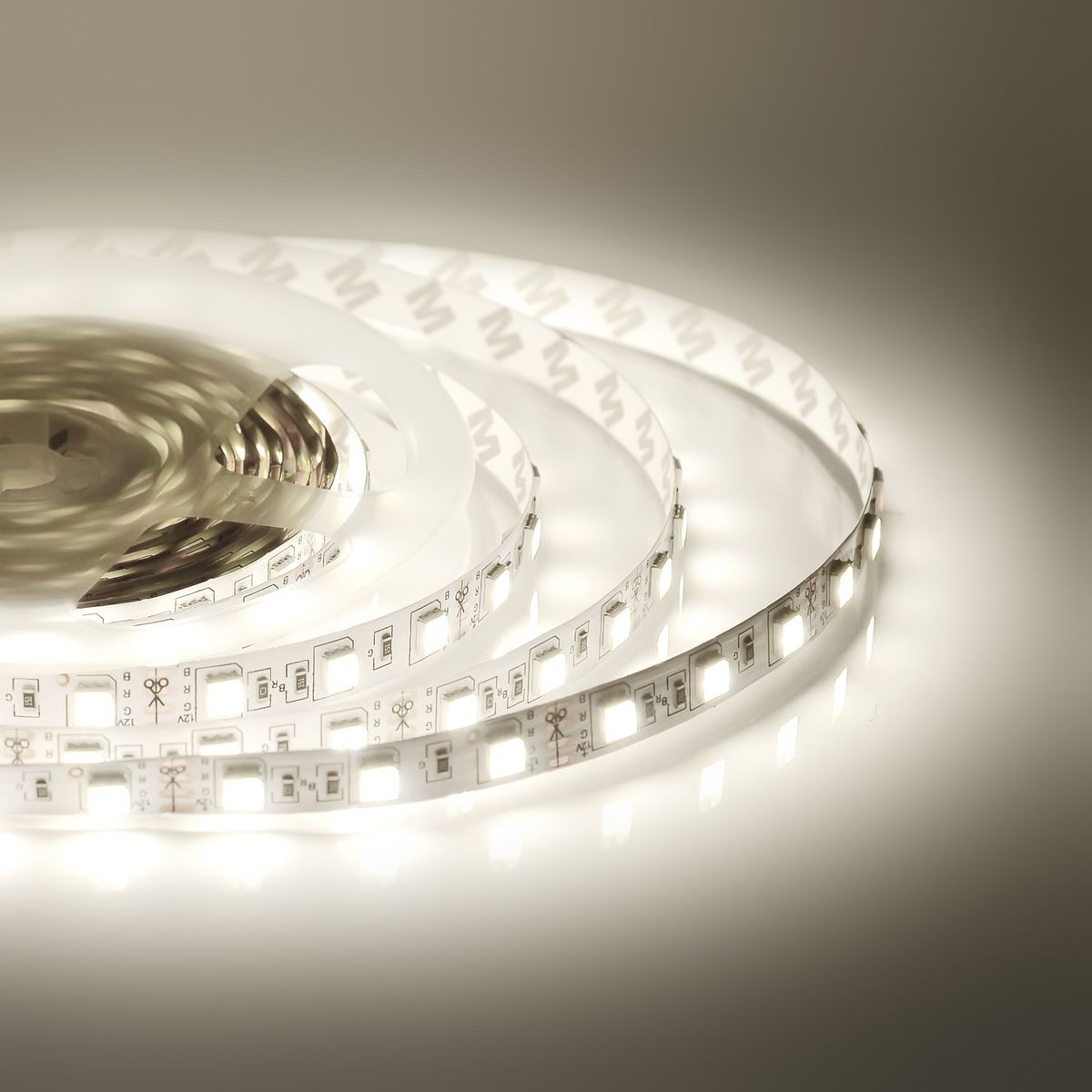 Светодиодная лента Apeyron 12В СТ 14,4Вт/м smd5050 60д/м IP20 700Лм/м 5м 3000К+6500К 00-116