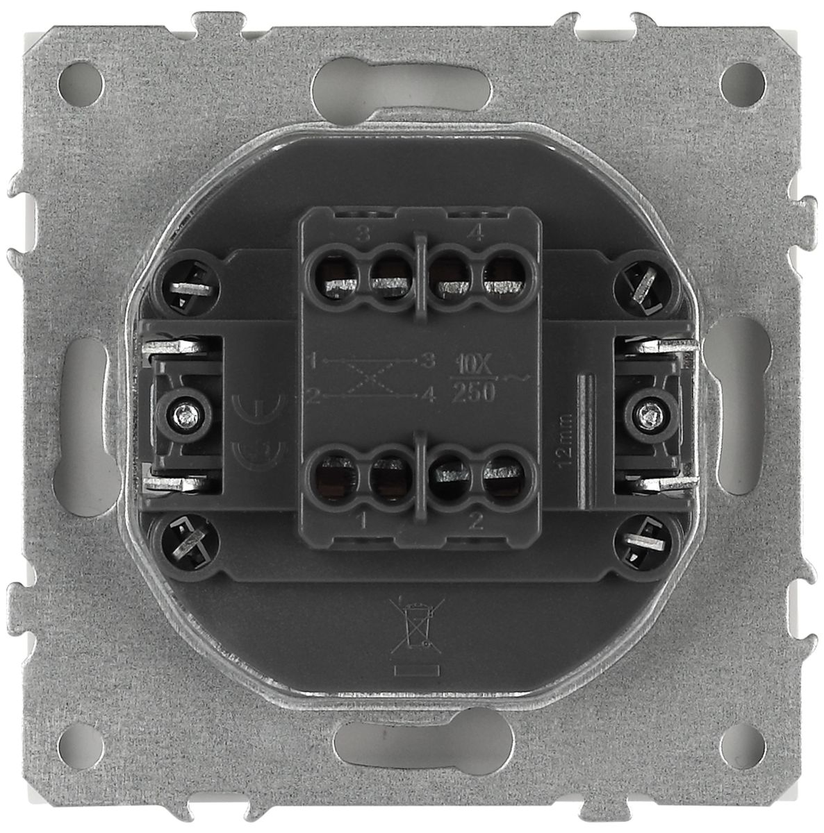 Переключатель ЭРА Galaxy 15-1108-01 перекрёстный 10АХ-250В IP20 белый Б0070734