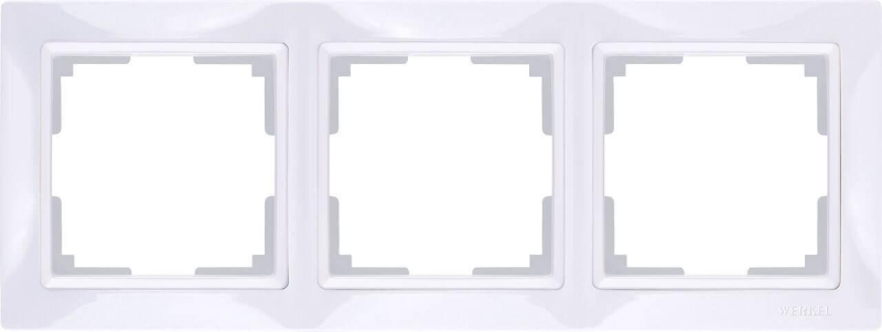 Рамка Werkel Snabb Basic на 3 поста белый WL03-Frame-03 4690389098758