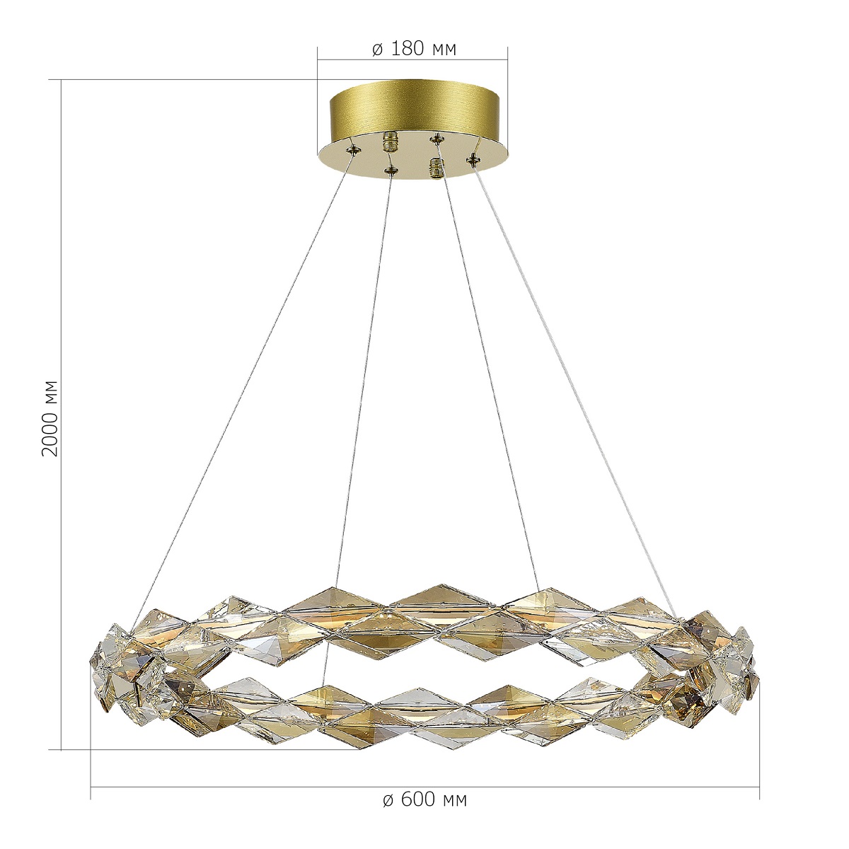 Подвесной светильник ST Luce Diamanta SL6009.203.01