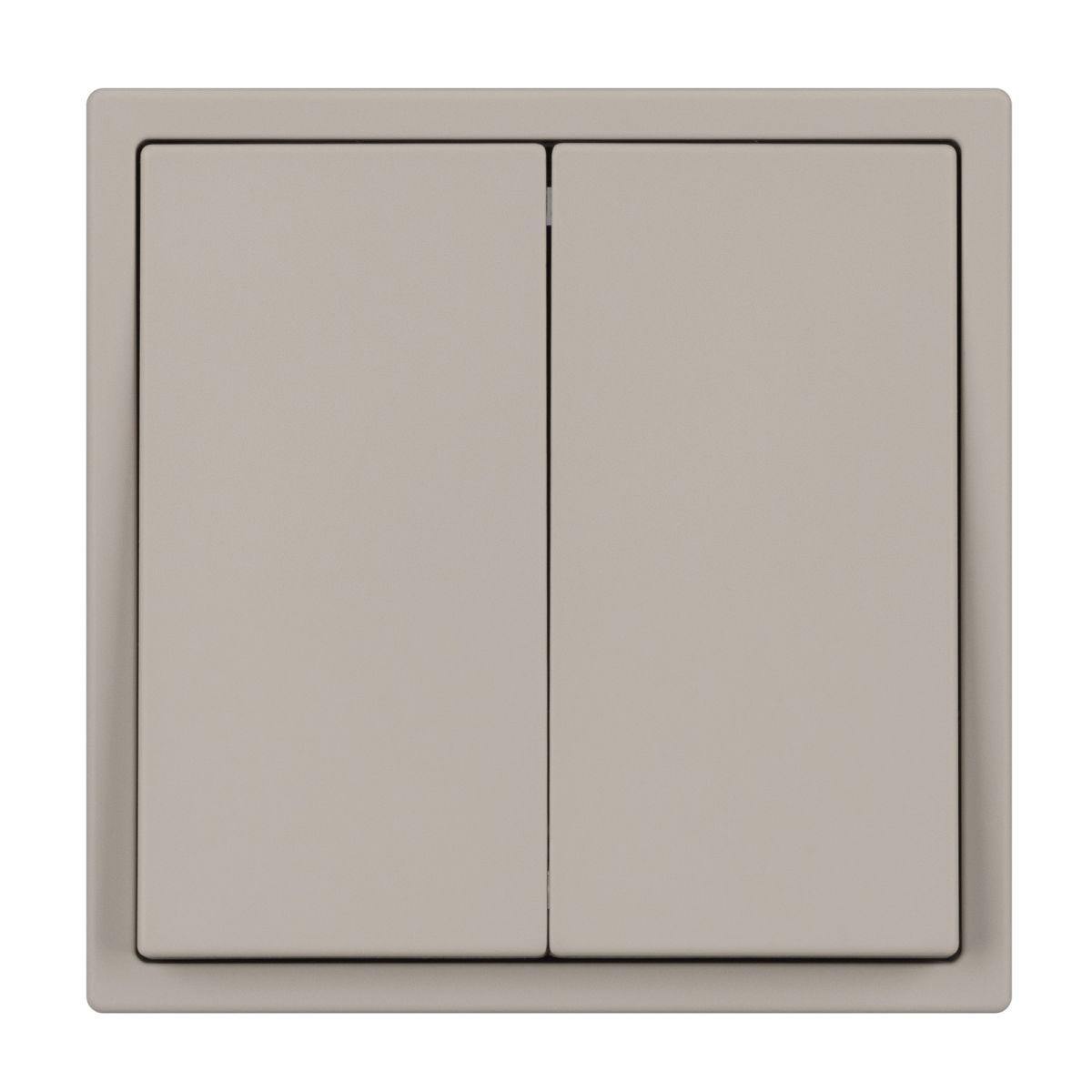 Механизм звонкового выключателя двухклавишный Arlight SWT-NOBE-MKR2-SFPL-CA (230V, 10A) (Кашемир) 061785