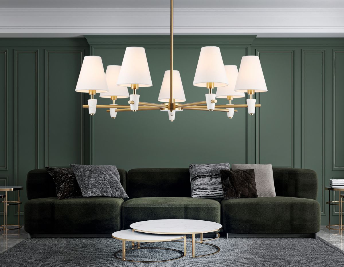 Люстра на штанге Ambrella Light High Light Ceramo Classic LH75045 УЦ