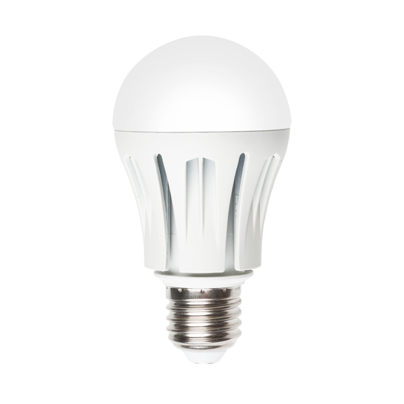 Лампа светодиодная (08130) Uniel E27 9W 4500K матовая LED-A60-9W/NW/E27/FR ALM01WH