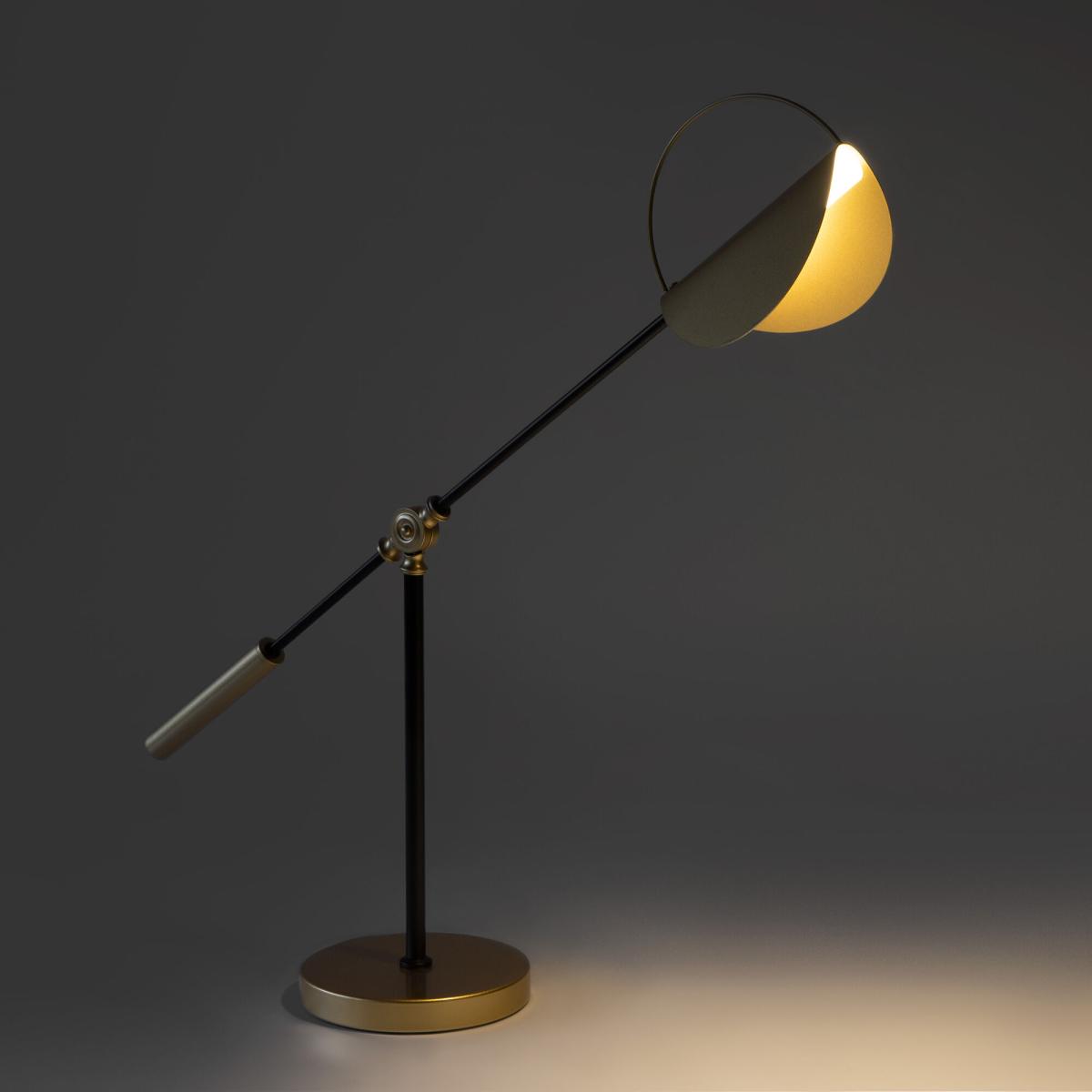 Настольная лампа Eurosvet Grazia 01141/1 черный/золото a062044