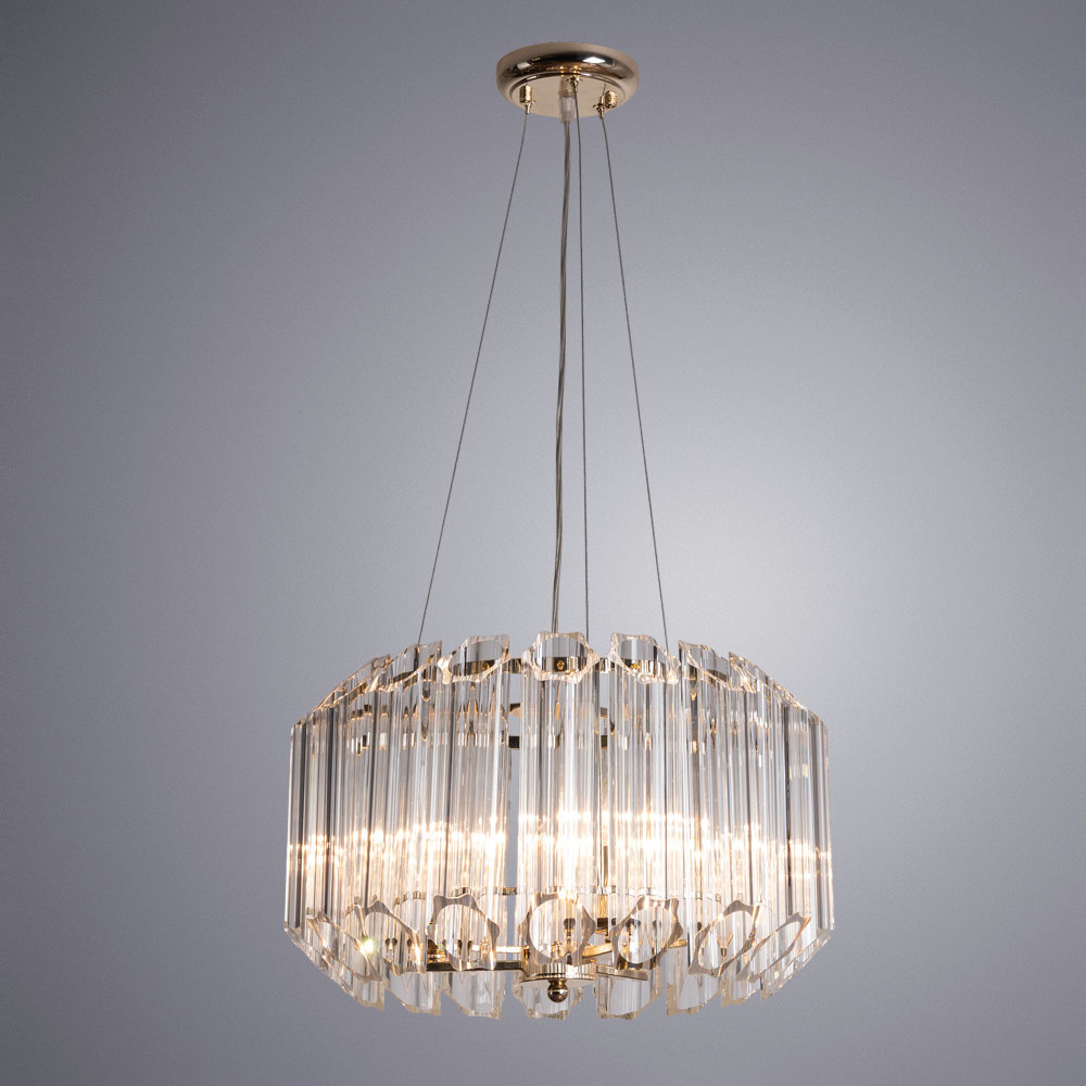 Подвесной светильник хрустальный Arte Lamp Jastin A2848SP-3GO