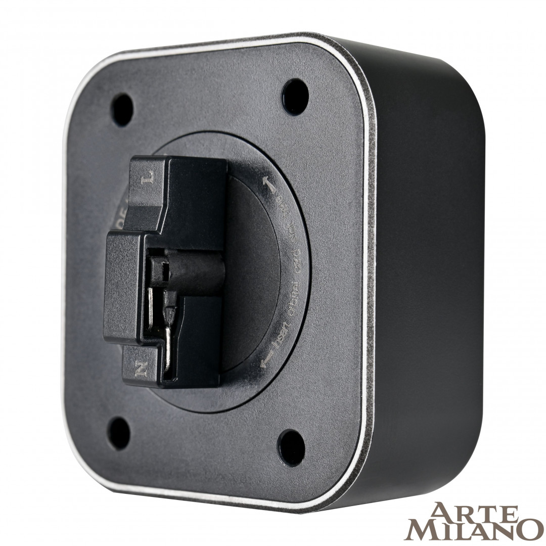 Трековый светильник Arte Milano Am-track-sockets 380022TLS/LWS Black