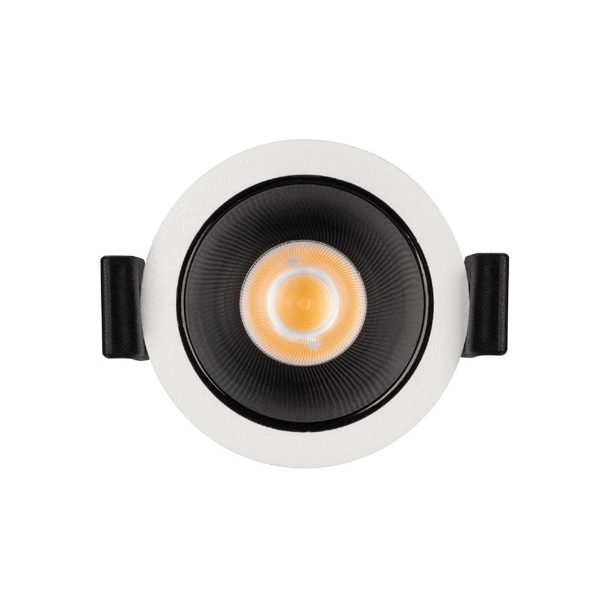 Встраиваемый светильник Arlight MS-SHADE-LUM-BUILT-R58-10W Warm3000 (WH-BK, 35 deg, 230V) 039326
