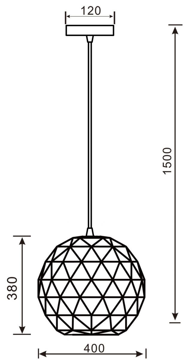 Подвесной светильник Deko-Light Asterope round 342133
