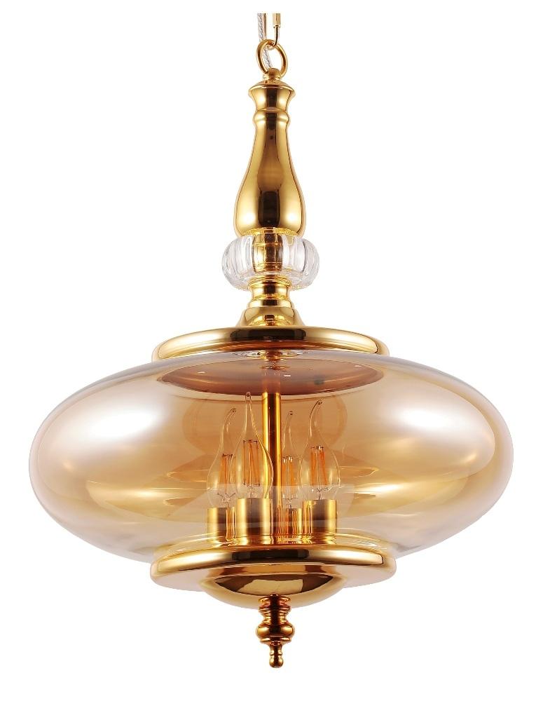 Подвесной светильник Crystal Lux Miel SP4 Gold