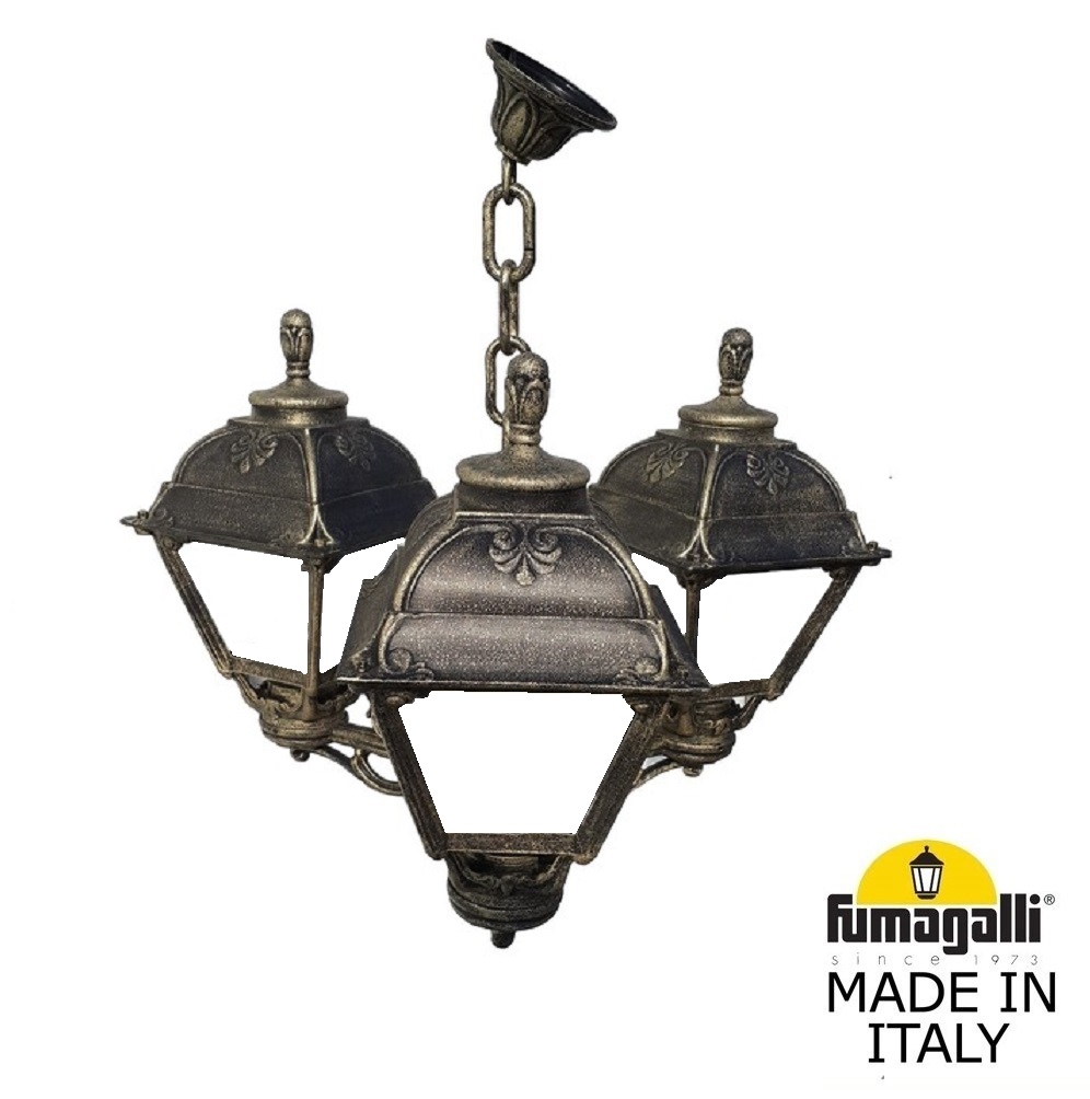 Уличный подвесной светильник Fumagalli SICHEM/CEFA 3L U23.120.S30.BYE27