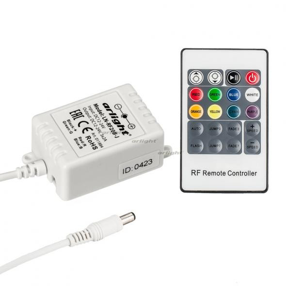 Контроллер Arlight LN-RF20B-J (12V, 72W, ПДУ 20кн) 011884