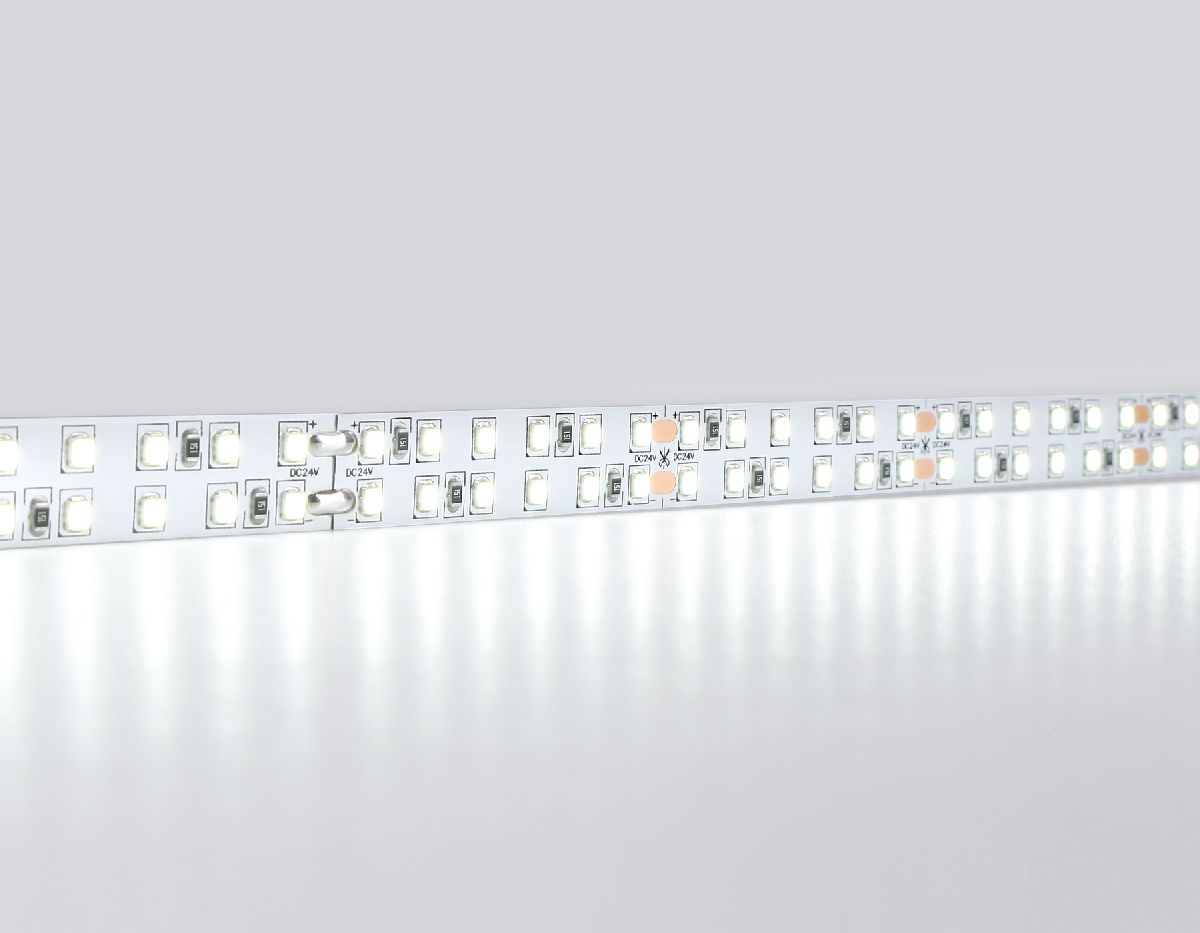 Светодиодная лента двухрядная Ambrella Light LED Strip 24В 2835 24Вт/м 6500K 5м IP20 GS3703