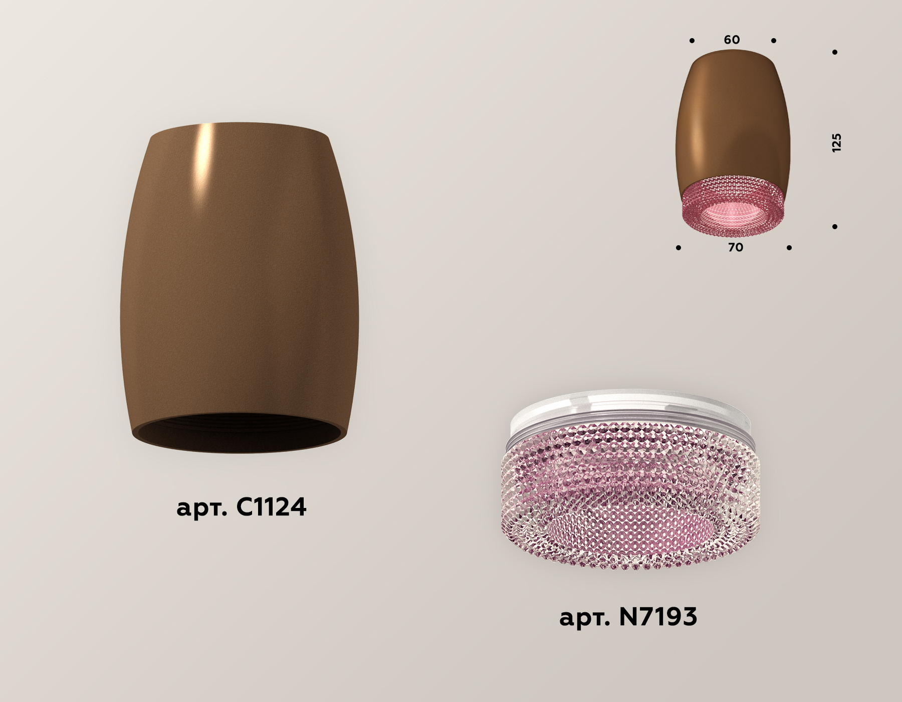 Накладной светильник Ambrella Light Techno XS1124010 (C1124, N7193) в #REGION_NAME_DECLINE_PP#