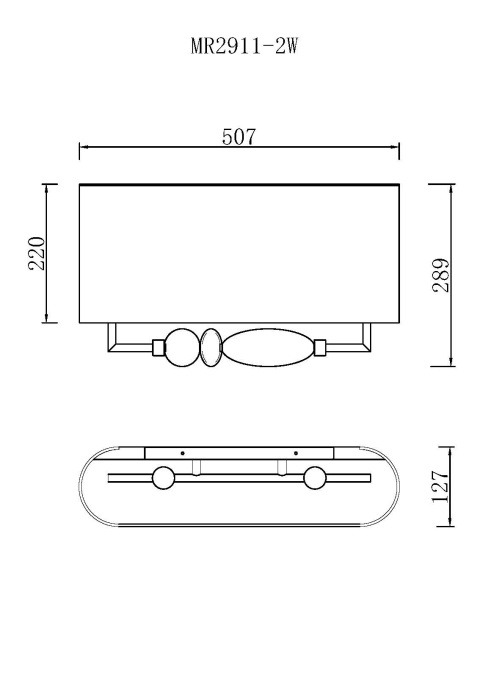 Бра MyFar Фиабия MR2911-2W