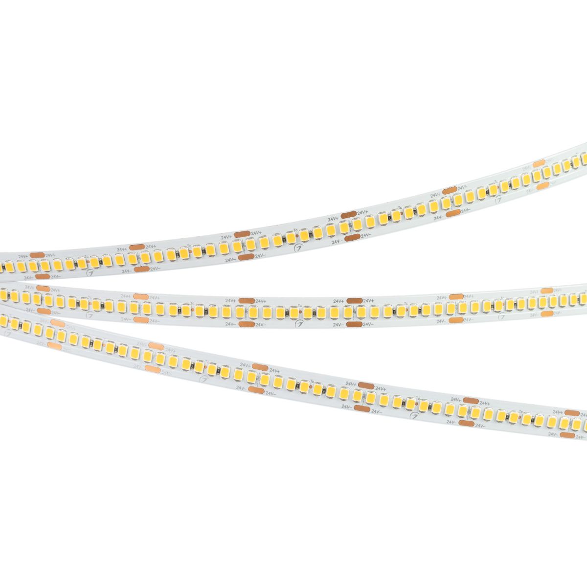 Светодиодная лента Arlight RT-A240-10mm 24V Warm2700 (22 W/m, IP20, 5m) (высок.эфф.150 лм/Вт) 038746(1)
